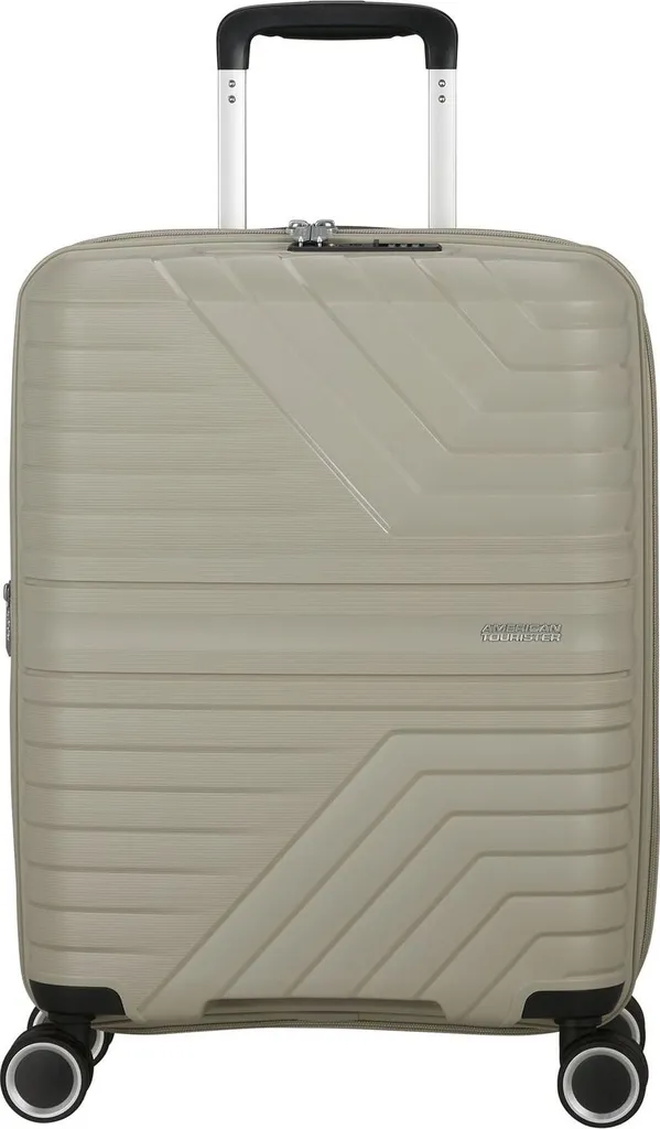 Valise à roulettes extensible Flytwist Spinner 55 American Tourister taupe