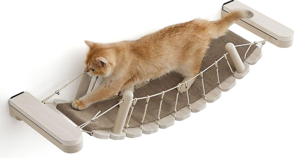 Clickat Kollektion – Nr. 003 Wandmontierte Katzenbrücke