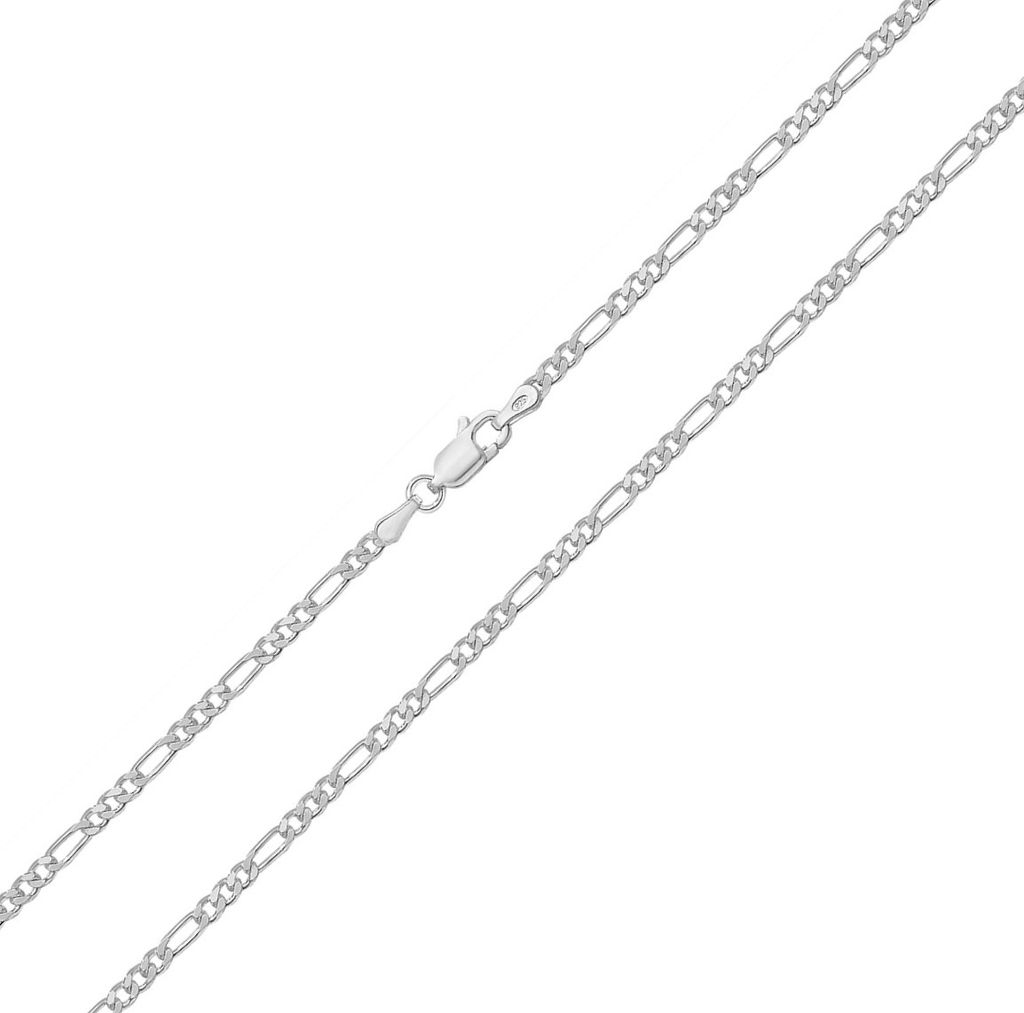 Chaine Figaro Femme Argent fin 925 - 46cm*2mm; TRS24094L18 Image du produit 
