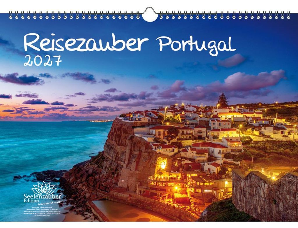 Reisezauber Portugal DIN A3 Kalender für 2027 Lissabon Meer Produktbild 