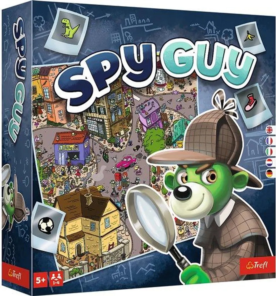 Trefl Spy Guy Jeu de Société Éducatif d'Observation de 1 à 4 Joueurs