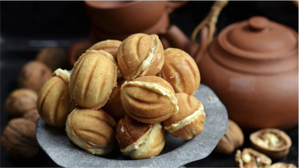 Nusswaffeleisen Nussbäcker für 24 Nusshälften Elektrischer Produktbild 6