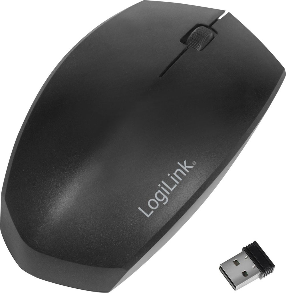 LogiLink ID0191, Optický, Bluetooth, 1200 DPI, Čierna Obrázok produktu 