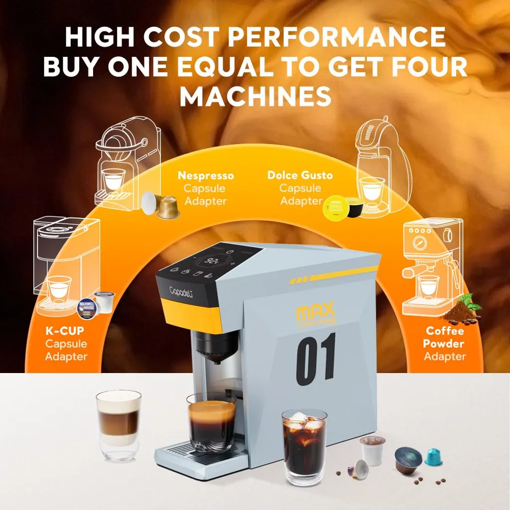Machine à café 19 bars multi-capsules orange : fini les limites - 2