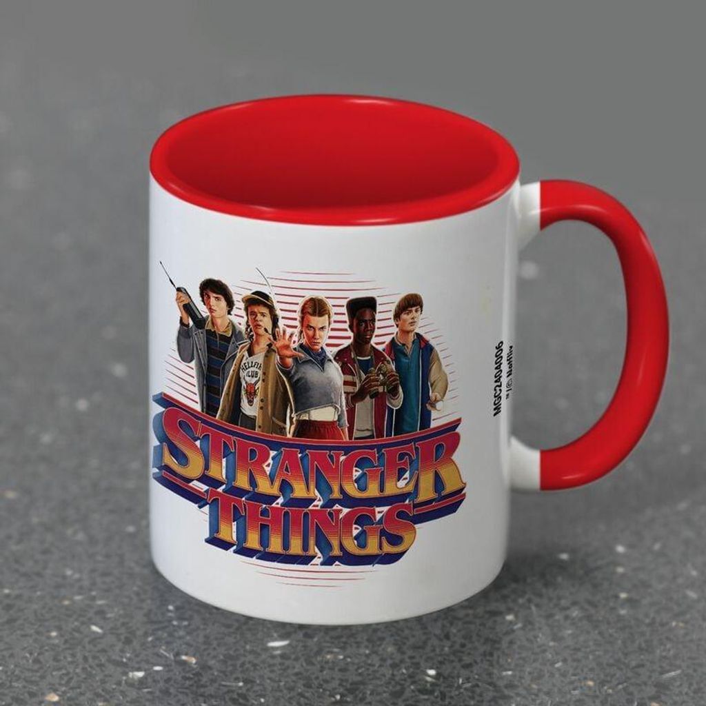 Stranger Things Tasse Cast multicolor Fan-Merch, TV-Serien Keramik Standard