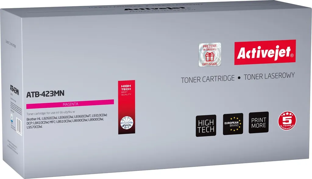 Toner Magenta Activejet pour Brother TN-423M: 4000 pages de qualité