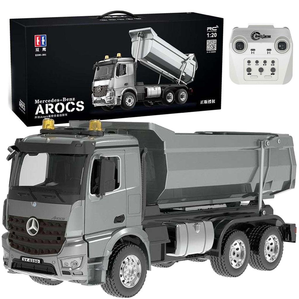 DoubleE RC sklápač Mercedes-Benz Arocs 1:20, profesionálny Obrázok produktu 