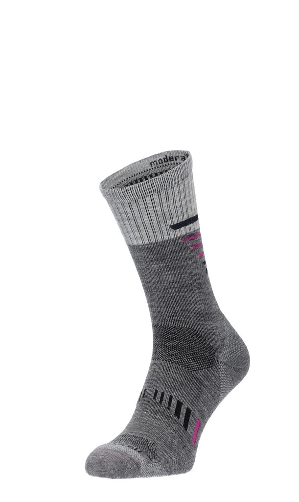 Sockwell Ascend Crew II Damen Wandersocken 15-20 mmHg Grey Größe 39-43