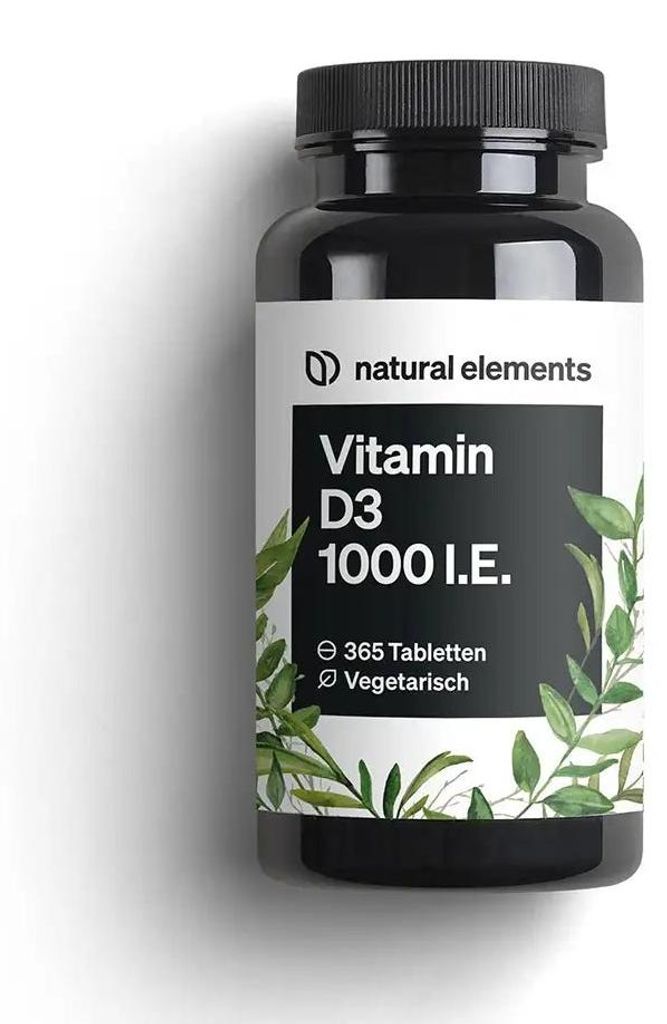 Vitamín D3 1000 IU tablety – 365 tabliet_na 12 mesiacov Obrázok produktu 