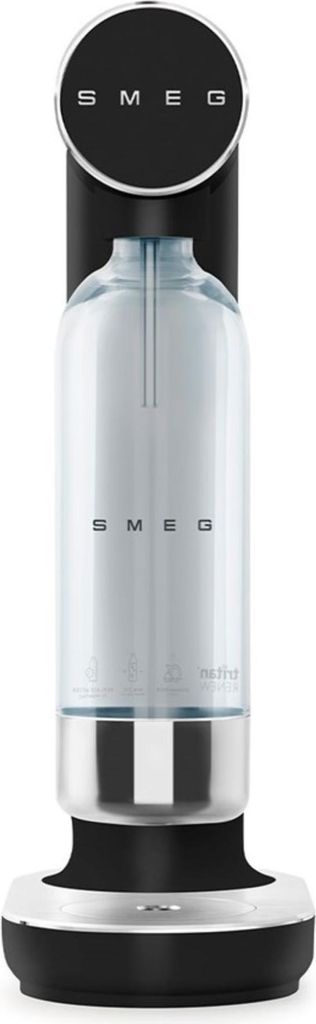 Machine à gazéifier l'eau + 1 bouteille - noir - Smeg - Image du produit 