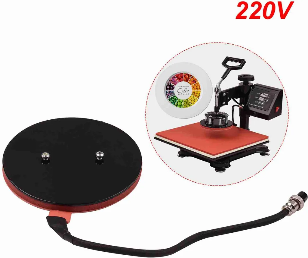 Machine transfert de chaleur multifonction avec plaque silicone 220V - 6