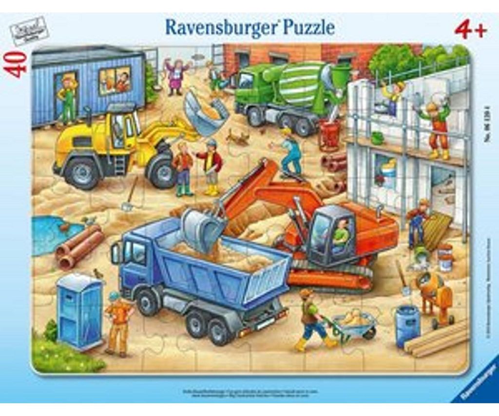 40 Teile Ravensburger Kinder Rahmen Puzzle Große Produktbild 