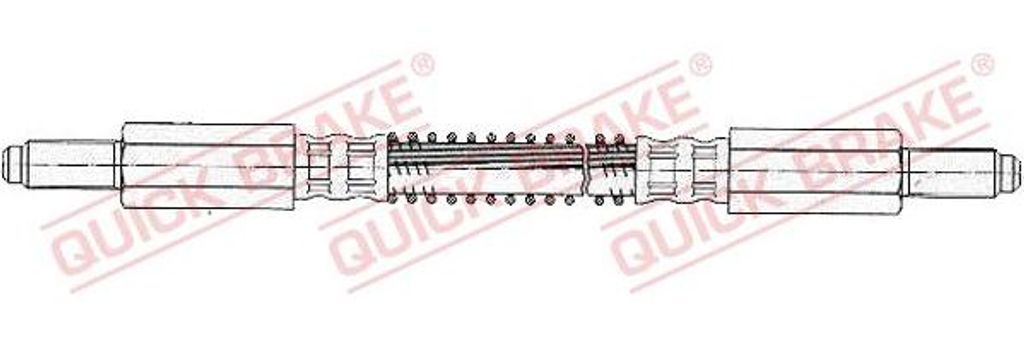 QUICK BRAKE 42.921 Bremsschlauch OE GBH321 kompatibel mit Defender