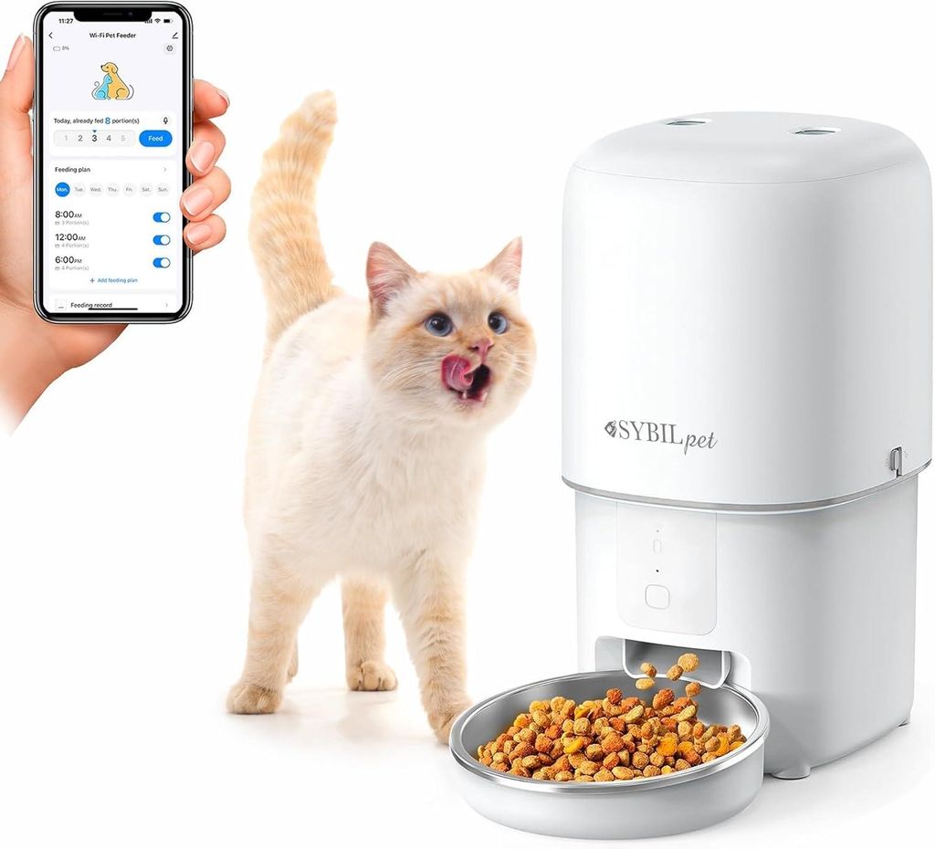 SYBILPET Futterautomat für Katzen – Automatischer Produktbild 