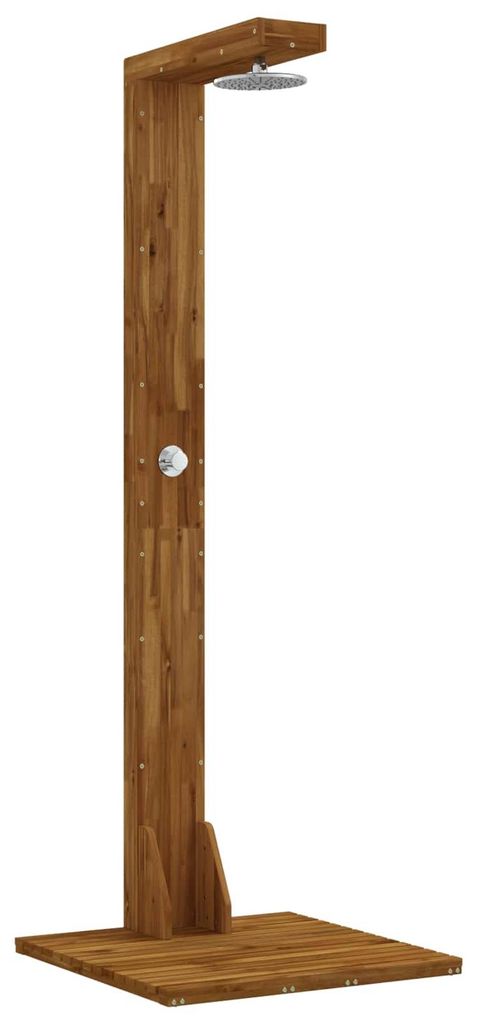 vidaXL Gartendusche 210,5 cm Massives Akazienholz und Produktbild 