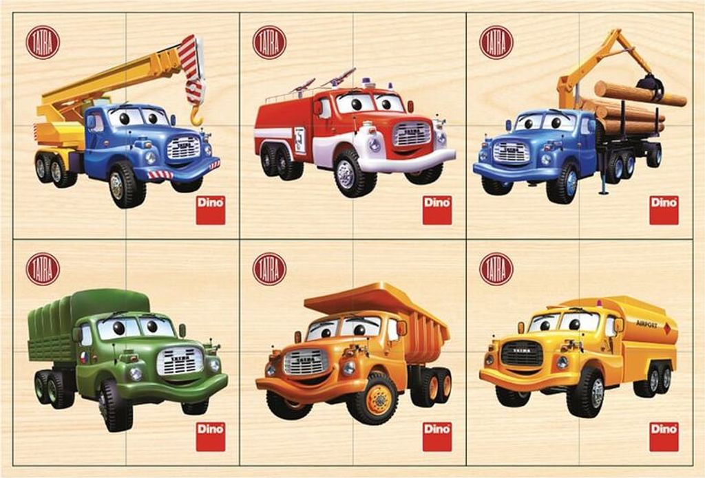 Tatra 6x4D drev. puzzle