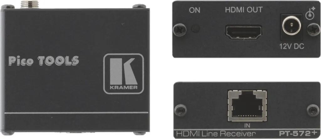Amplificateur de puissance audio vidéo Kramer PT-572+ récepteur AV noir