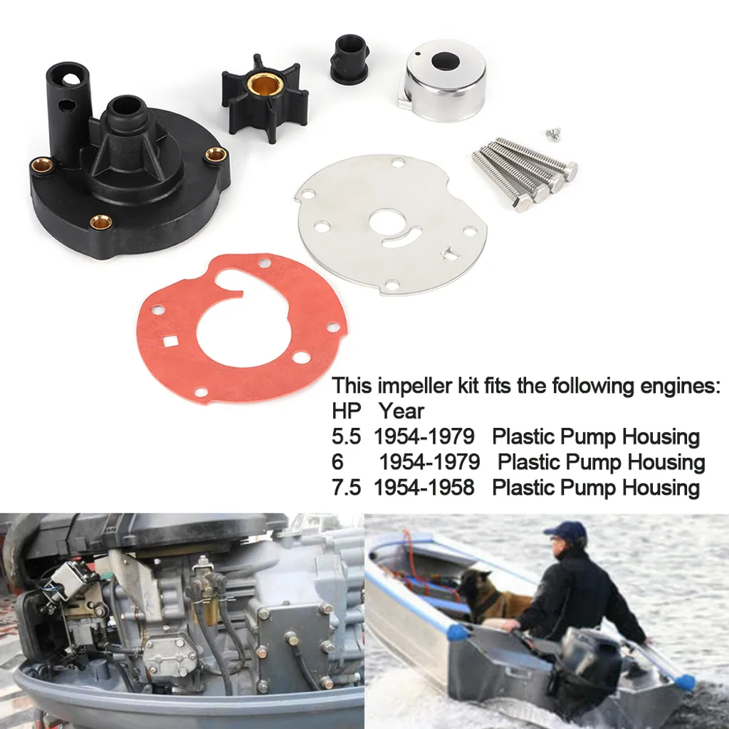 Kit turbine de pompe à eau complet 391391 compatible Johnson Evinrude - 7