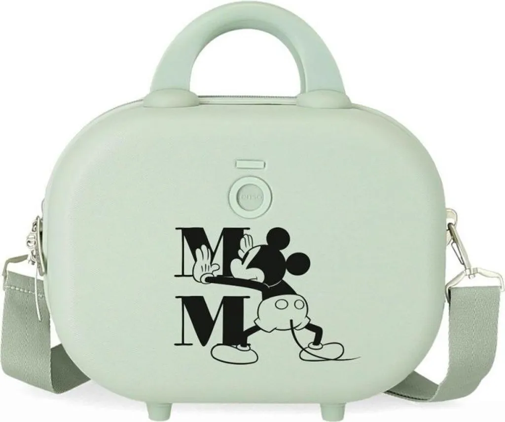 Astuccio Viaggio Mickey Mouse Happiness Verde ABS 9L - Valigetta 3663924