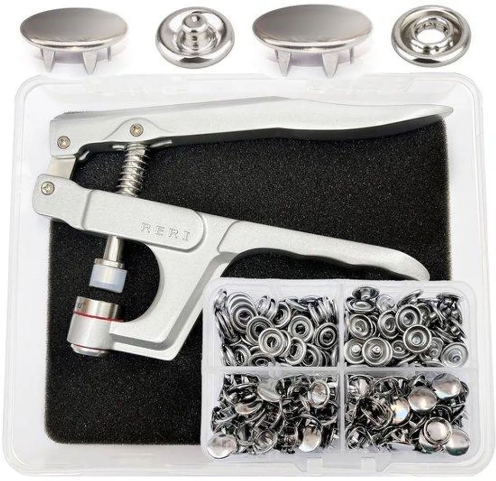 Boutons-pression 11mm pour bodies bébé, lot de 50 attaches de couture