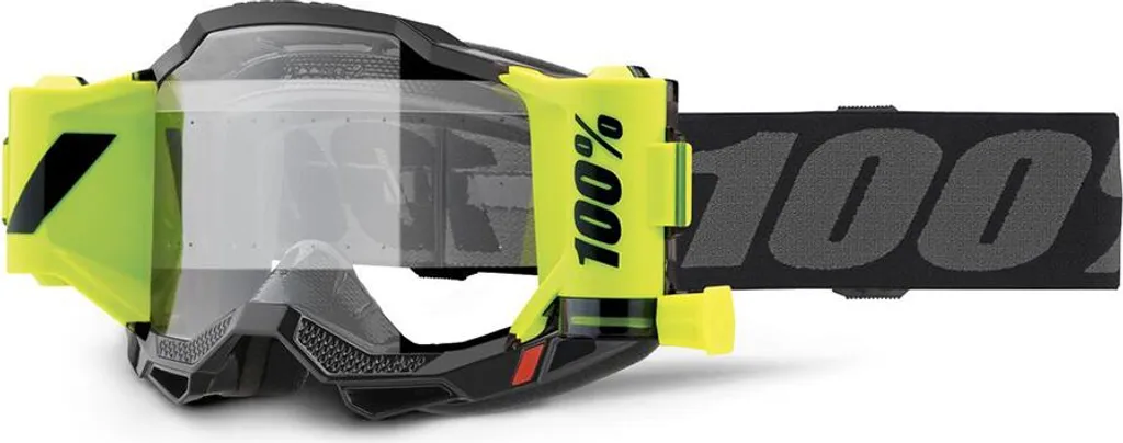 Lunettes Cross Junior 100% Accuri 2 Forecast Noir - Écran CAT0