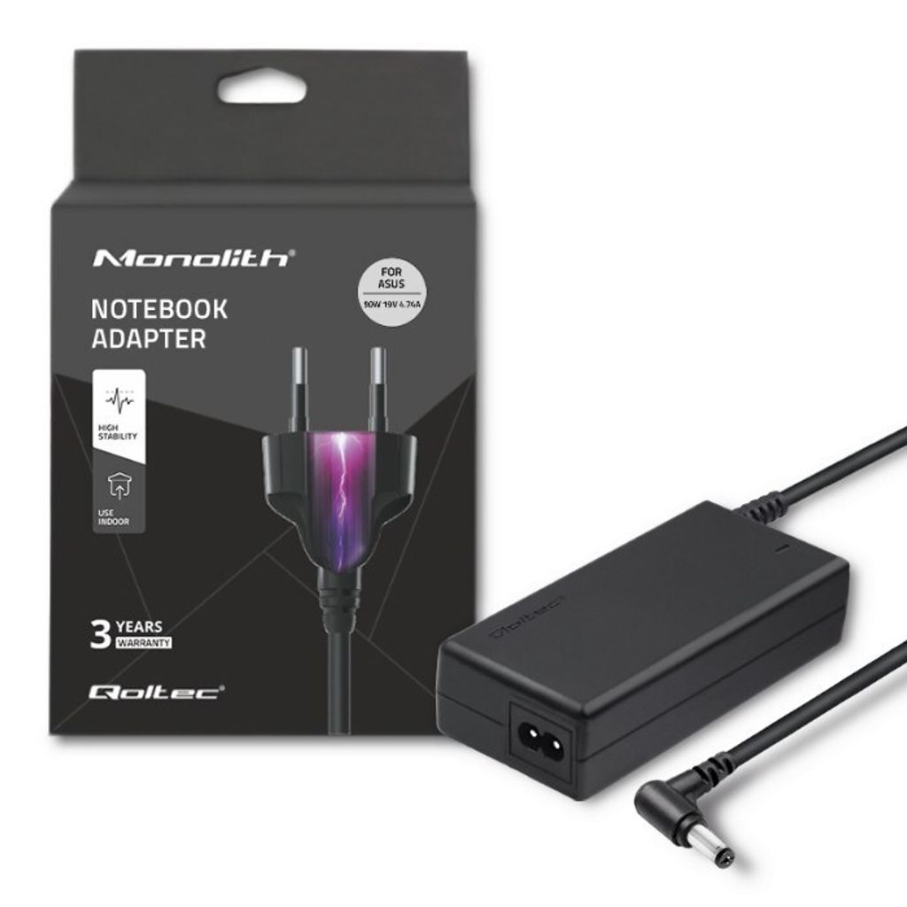 Qoltec 50087 Netzteil für Acer | 90W | 19V | 4 74A | 5 5*1 Produktbild 