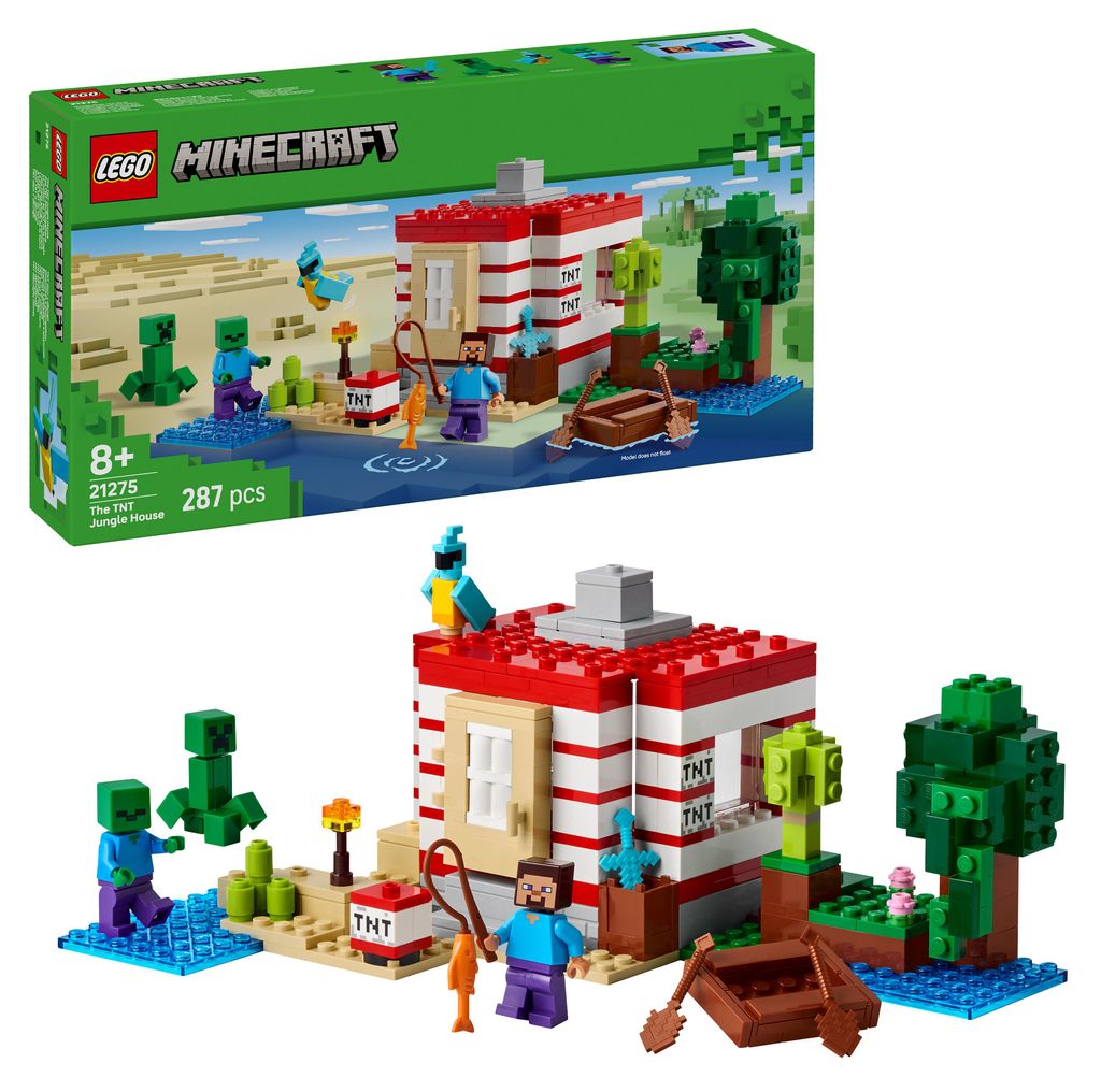 LEGO Minecraft TNT dům v džungli, Sada na stavění, 8 Obrázek produktu 