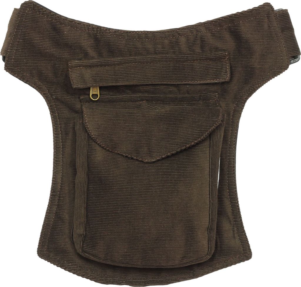 Gürteltasche - Cliff - Kord braun - Bauchtasche - Hüfttasche