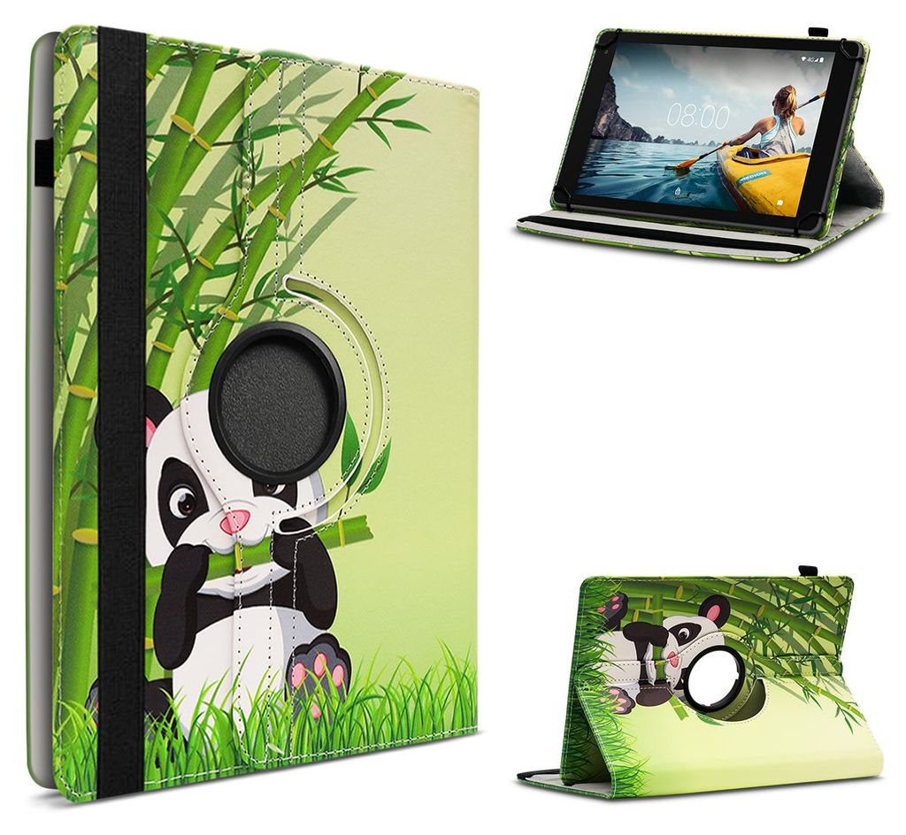 Tablet Hülle für Vale V11E LTE-4128 Tasche Schutzhülle Case 360° Drehbar CoverFarbe 360 Uni:Motiv 11