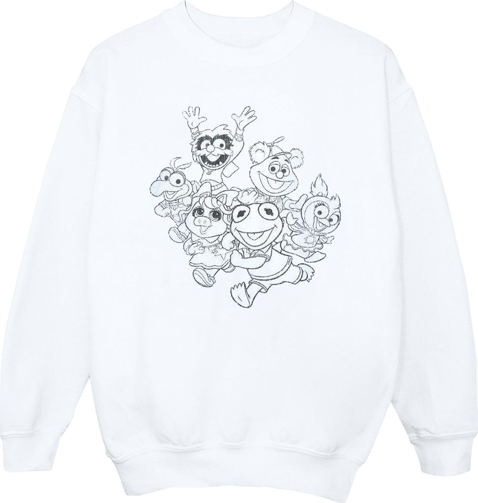 Disney - "The Muppets Muppet Babies" Sweatshirt für Herren BI42325 (XL) (Weiß)