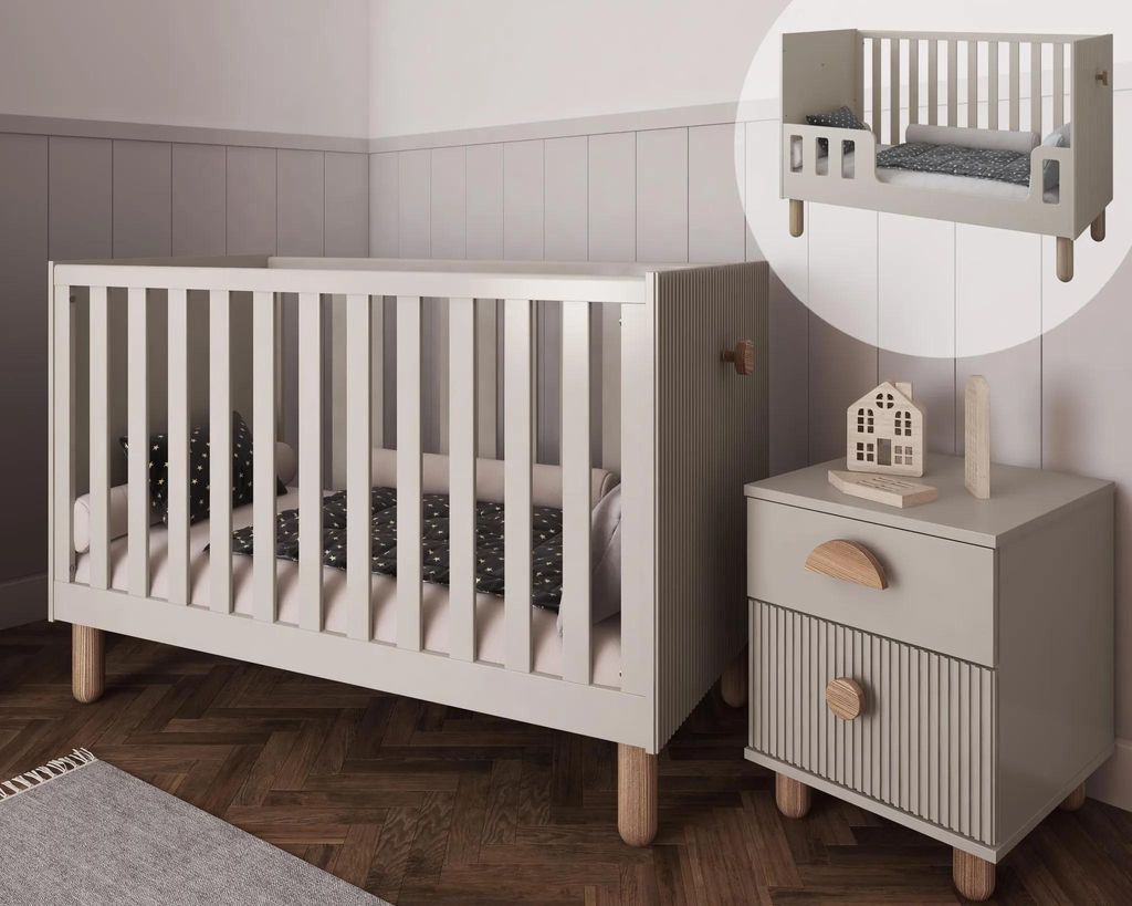 ZEE LOFT Lettino Bambini 120 x 60 cm Color Cashmere Immagine del prodotto 