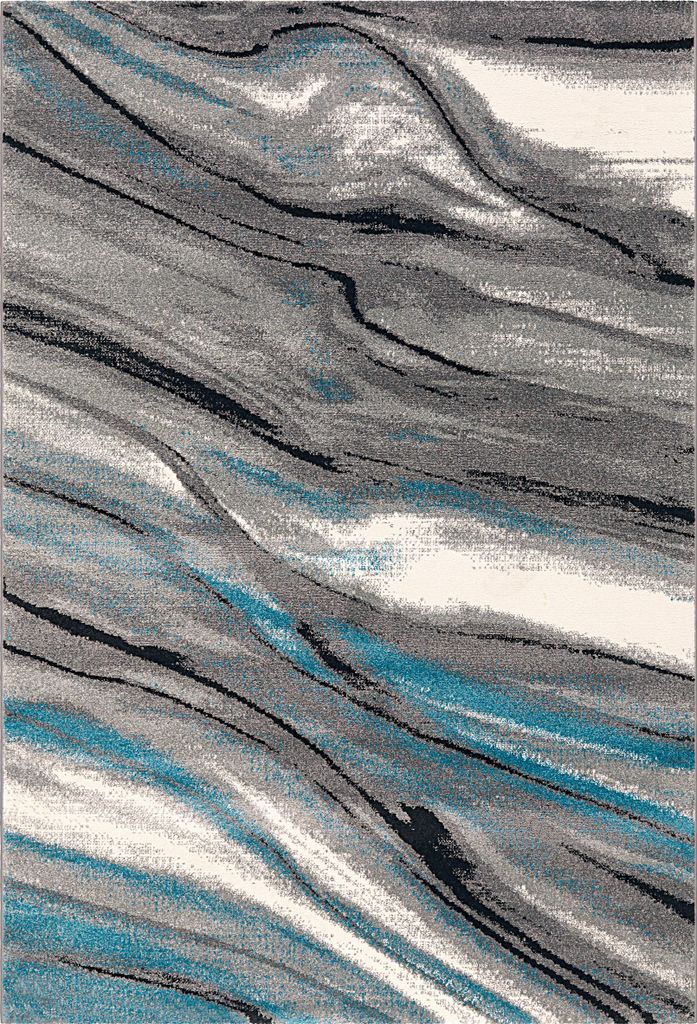 Move AE 4444 Grau / Blau / Weiß 240cm x 300cm