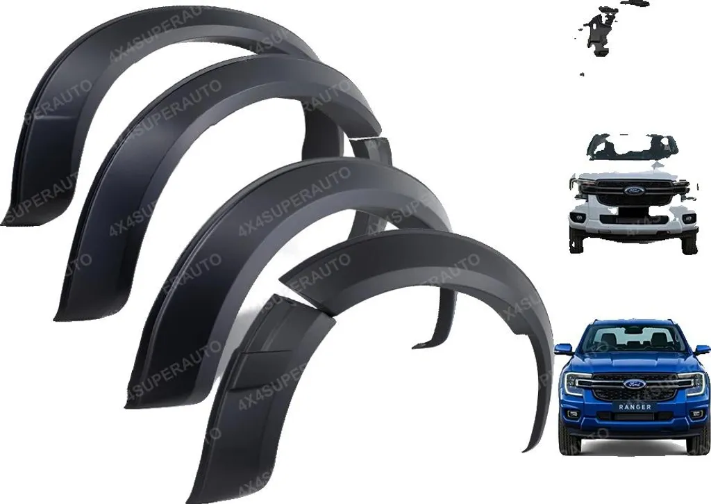 Élargisseurs d'ailes Ford Ranger XL XLT XLS avec finition de surface
