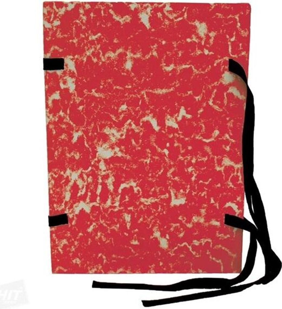 Cartelle HITOffice A4 marmorizzate, rosso, 25 pz Immagine del prodotto 