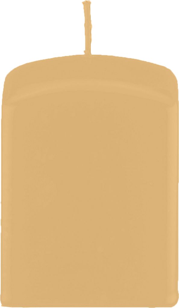 Quader Kerzen, Quadratische Kerzen Beige 150 x Ø 70/70 mm, 8 Stück