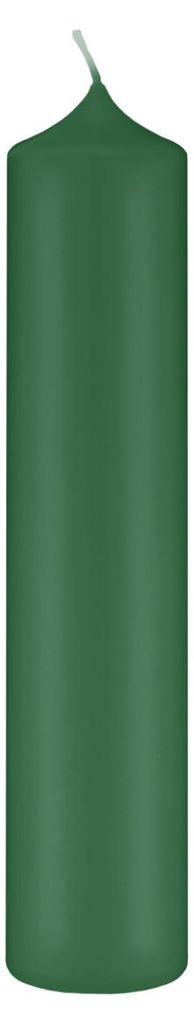 Altarkerzen Fairway Grün 25 x 6 cm, 4 Stück