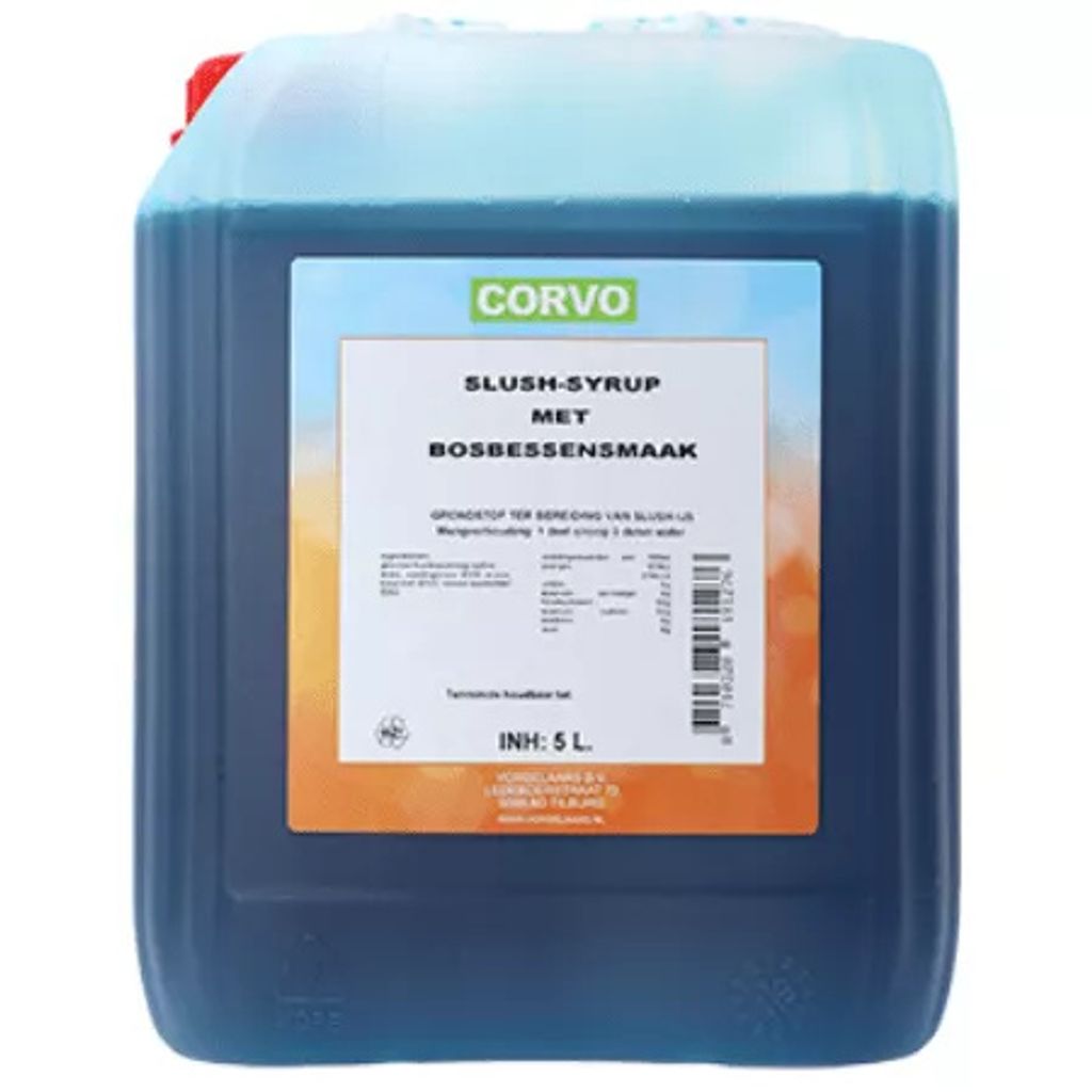 Vorselaars - Slushsiroop - Bosbessen - 5 Liter Produktbild 