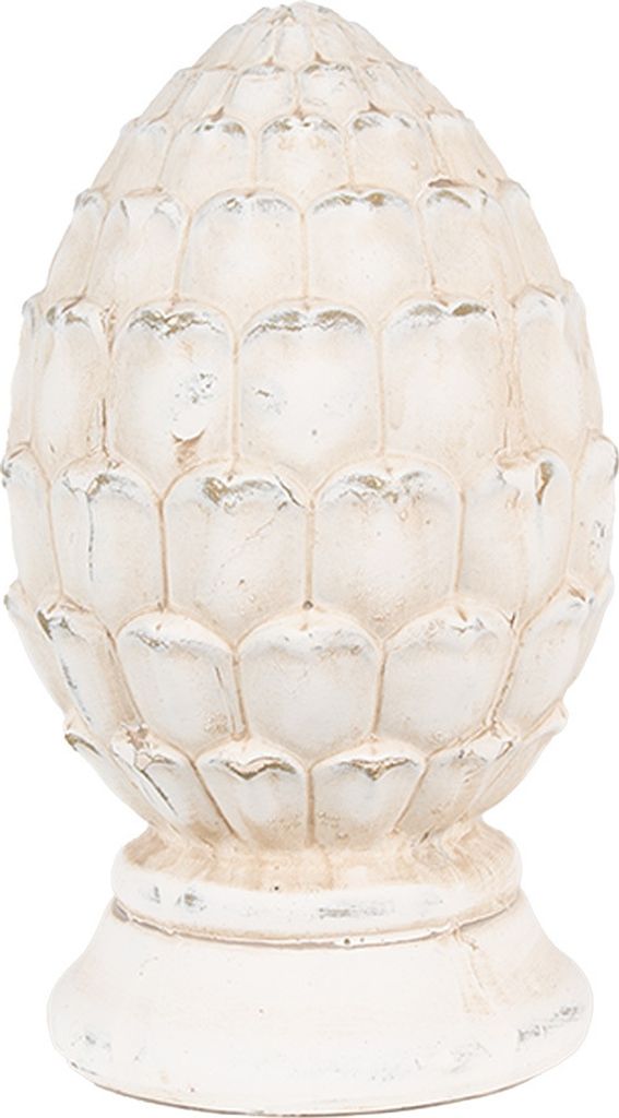 Clayre & Eef Decorazione Cono in abete Ø 10x18 cm Pietra Immagine del prodotto 