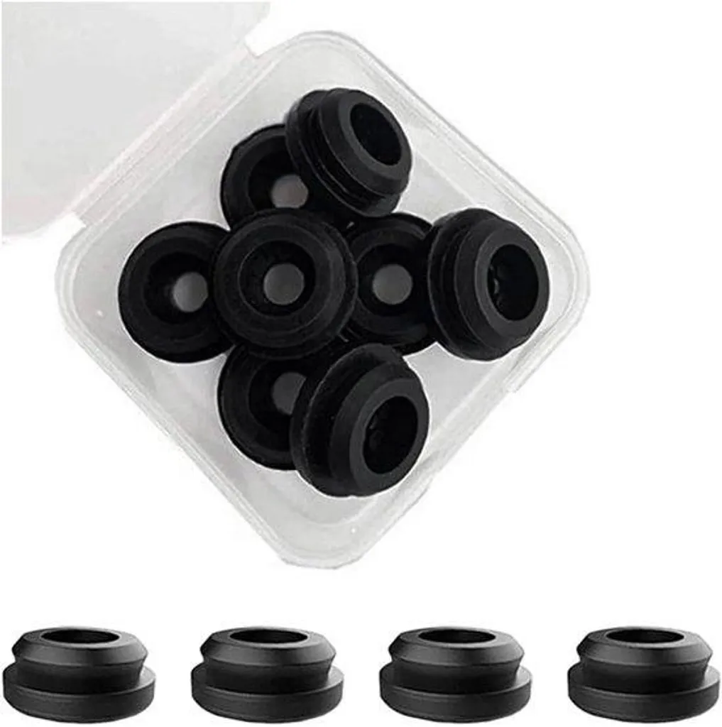 Lot de 8 Protections de Plaque de Cuisson en Caoutchouc pour Camping