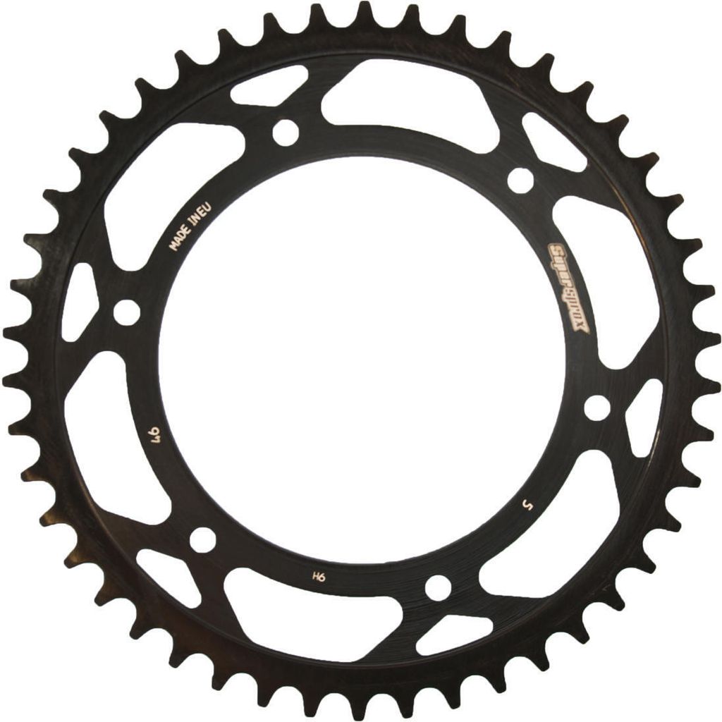 Stahl-Kettenrad Supersprox 520 - 46Z (schwarz) RFE-5:46-BLK|ID 136,0 LK 160,0 6-Loch