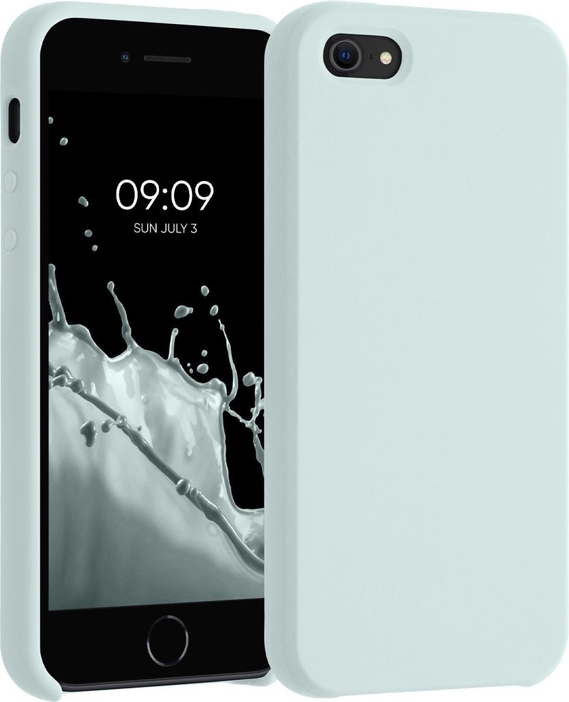 kwmobile Hülle kompatibel mit Apple iPhone SE (1.Gen 2016) / iPhone 5 / iPhone 5S Hülle - Silikon Handy Case - Handyhülle weiche Oberfläche -