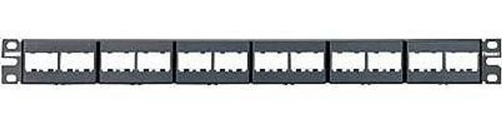 Panduit 24-port modular patch panel 1U