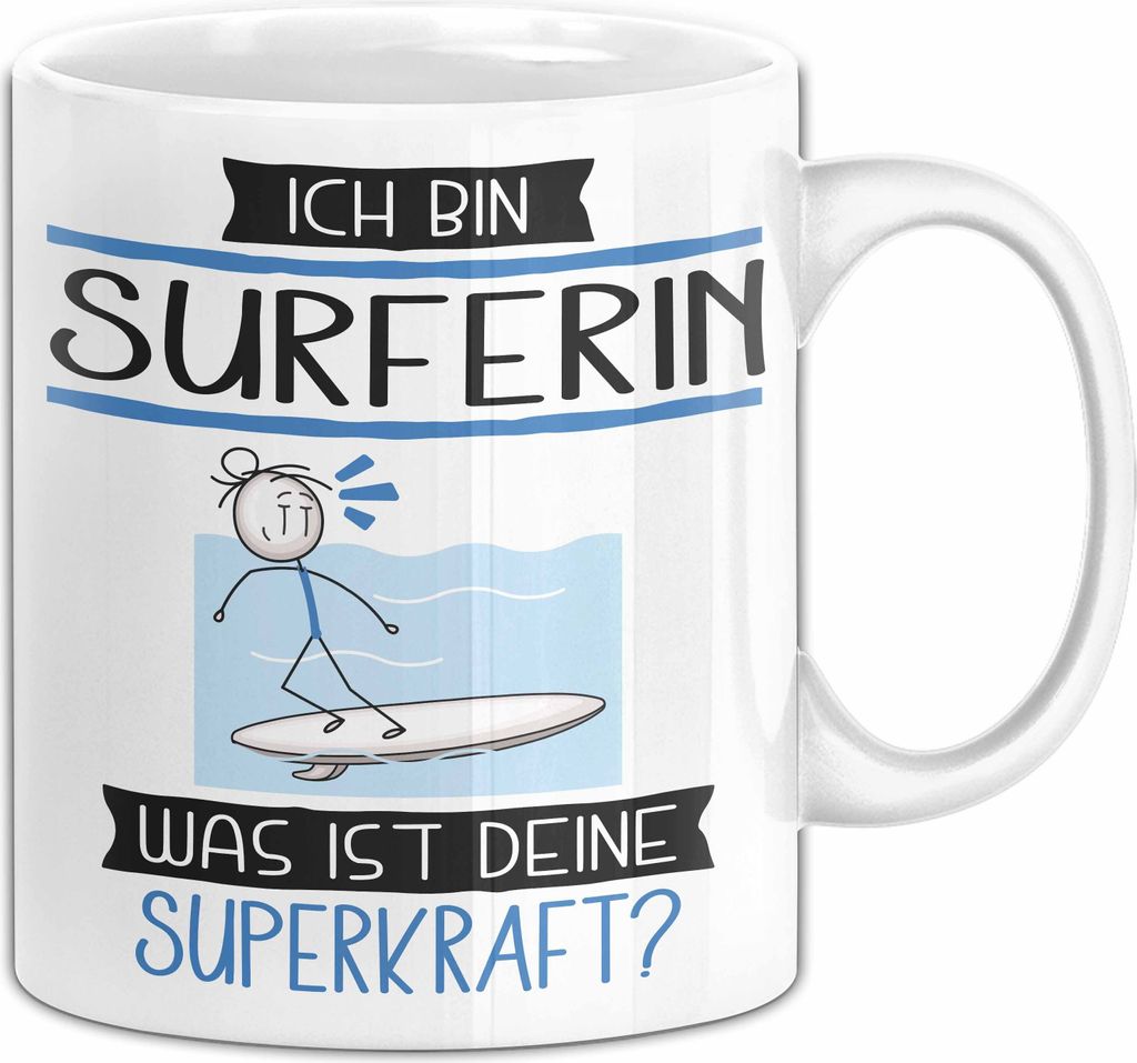 Surferin Geschenk Tasse Ich Bin Surferin Was Ist Deine Produktbild 