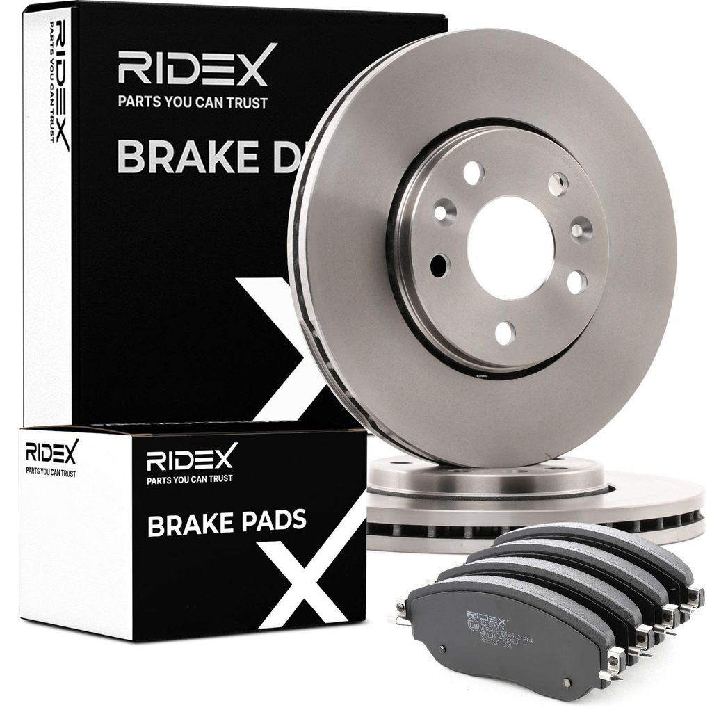 RIDEX Bremsenset Vorne Bremsscheiben Beläge Satz für OPEL Vivaro B Combi (X82) 296mm