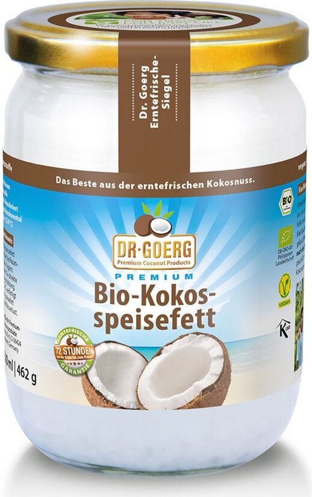Dr. Goerg Premium -Kokosspeisefett 0% - 500ml Produktbild 