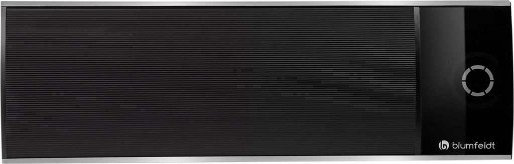 Klarstein Heizstrahler, Elektrische Heizung für Terrasse, Infrarotstrahler mit Fernbedienung, Timer, LED-Anzeige, IP44 Infrarot Heizstrahler, CO2-...