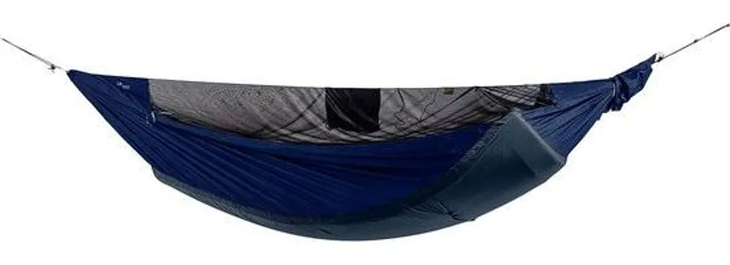 Hamac bleu marine pour balcon et terrasse - Détente facile à installer