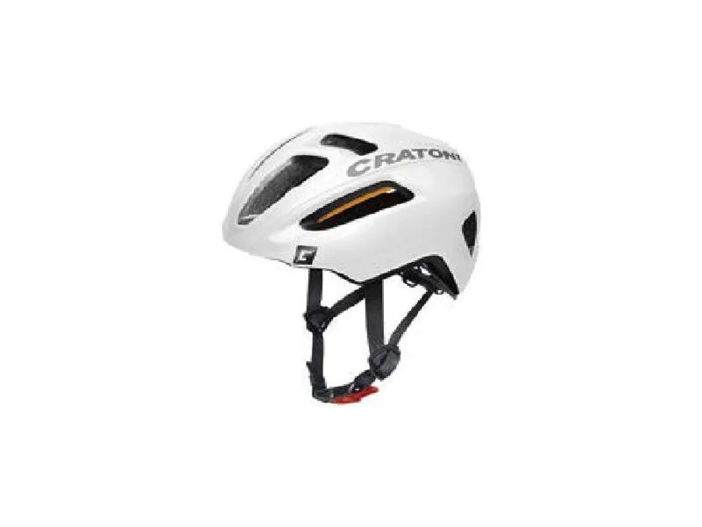 Casque de Vélo Aéré Cratoni C-Pro Blanc Mat pour Sorties Longues Distances