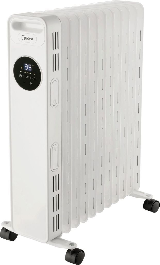 JUNG Ölradiator MIDEA NY2092 elektrische Heizung, 2000W, Ölradiator Energiesparend, 2000 W, Elektro Heizgerät für Wohnzimmer