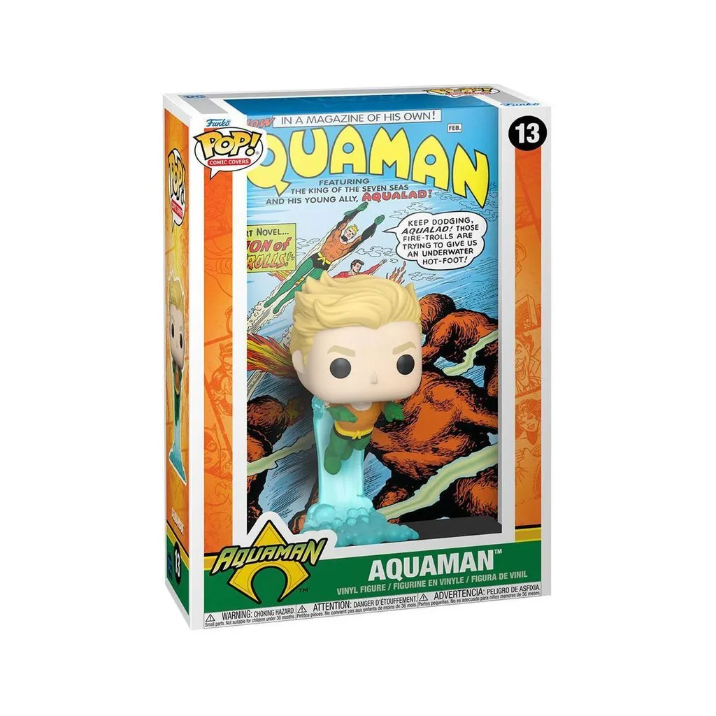 Figurine de Collection Aquaman Funko Pop! DC Comics avec Boîtier